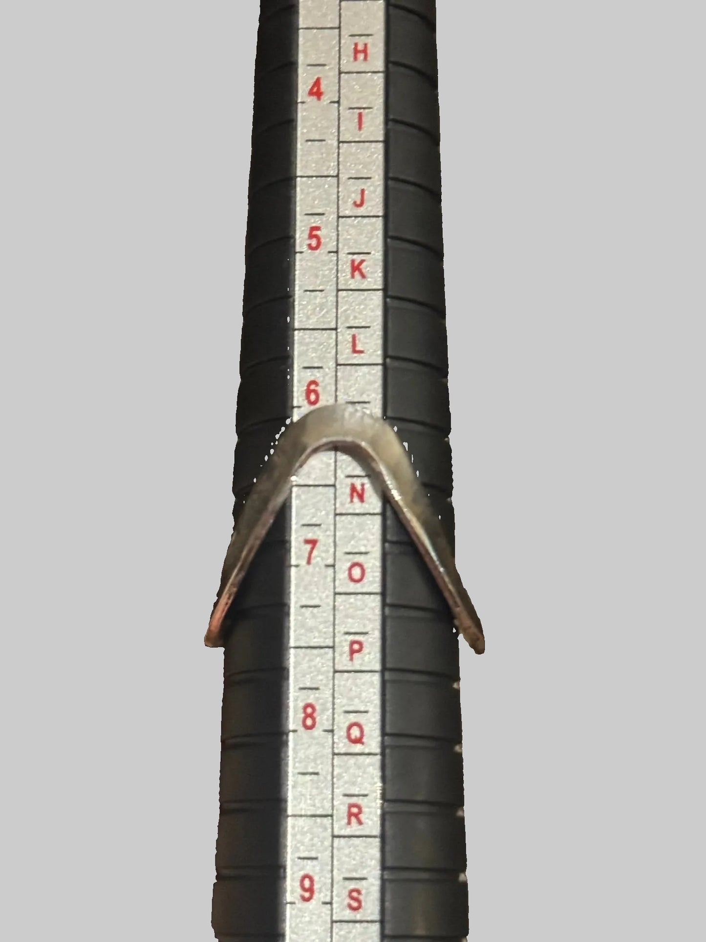 Chevron ring on a sizer