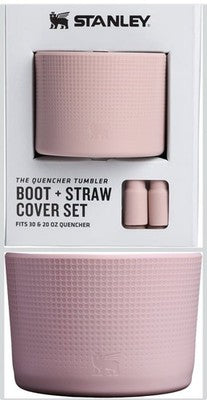 STANLEY Quencher Boot and Straw Cover Cap Pink Dusk 30 & 20 oz