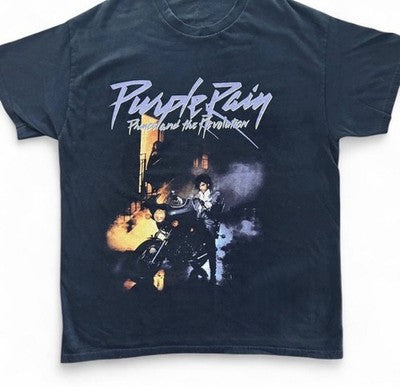 PURPLE RAIN: PRINCE & THE REVOLUTION Camiseta Gráfica, Talla L de Hombre