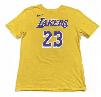 LeBron James #23 Los Angeles Lakers Nike Dri-FIT Shirsey – Size Medium