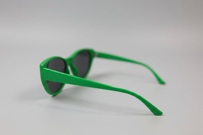 Zumiez Green Single Lens Cateye Sunglasses - Blue Mirrored NWT