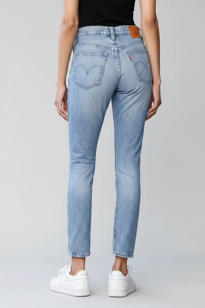Levi’s 501 S Skinny High Rise Jeans 100% Cotton "Can't Touch This" Wash Women's 27x30