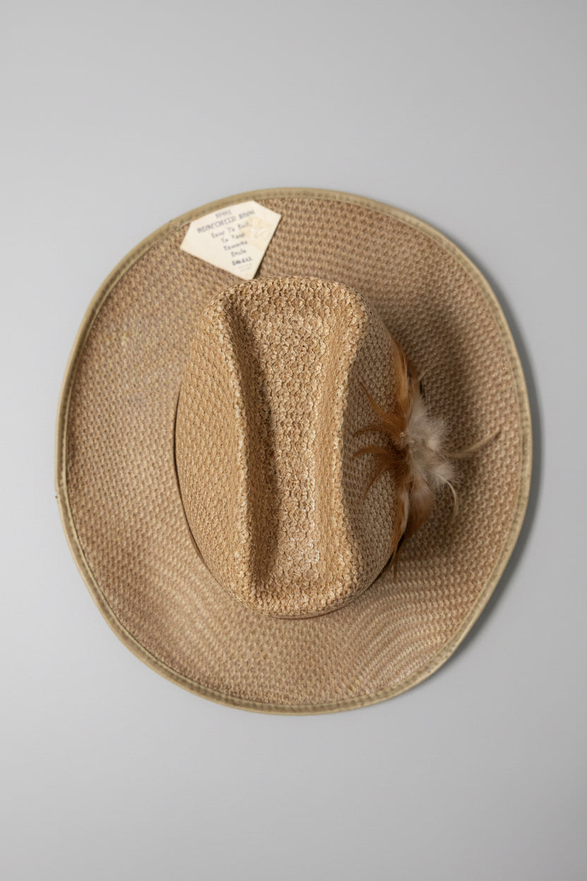 Vintage Dorfman Pacific Straw Cowboy Hat - Small