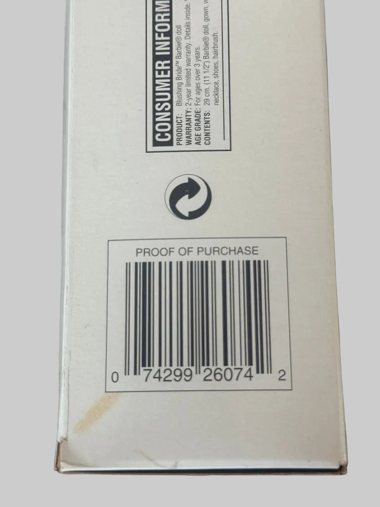 Back of a product box with a barcode and text on a plain background