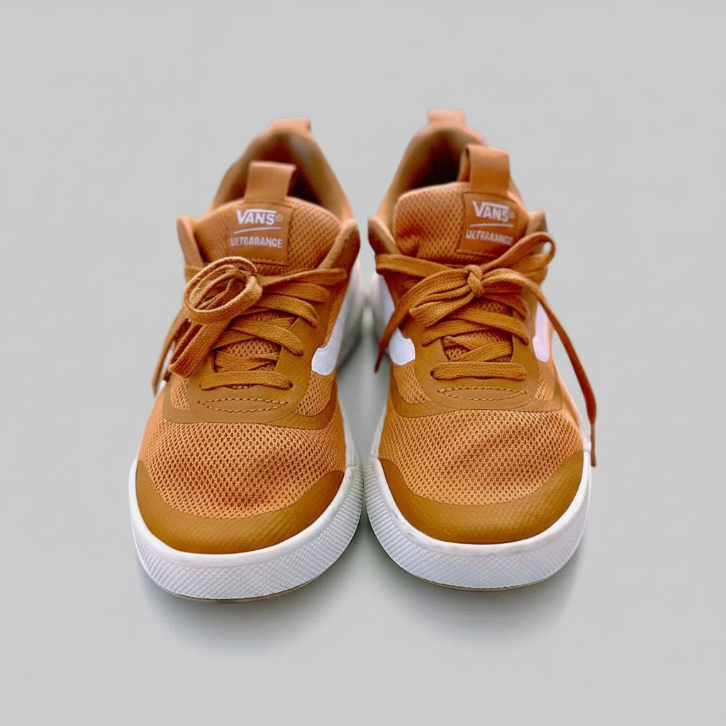 Vans UltraRange EXO SE Sneakers Cream/Orange Lightweight Comfort M 8 / W 9.5