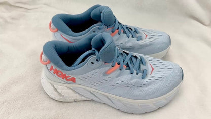 HOKA ONE Gaviota 4 Running Shoes – Size 9 B – Blue Fog/Plein Air