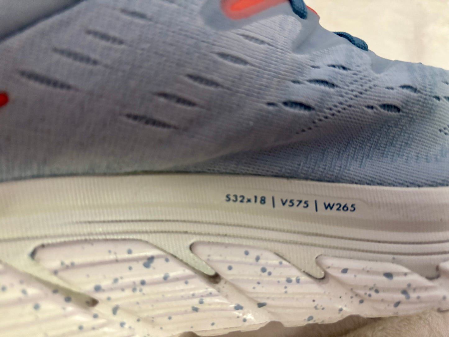 HOKA ONE Gaviota 4 Running Shoes – Size 9 B – Blue Fog/Plein Air