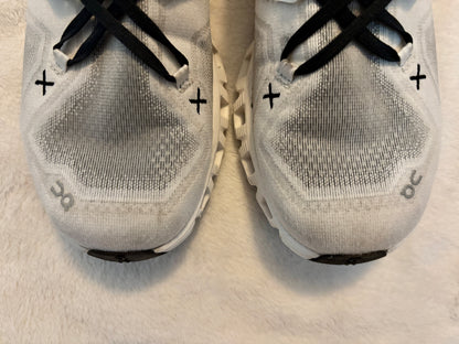 On Cloud X 3 Women's Running Shoes Size 9 US White Black Training Sneakers 60.98697