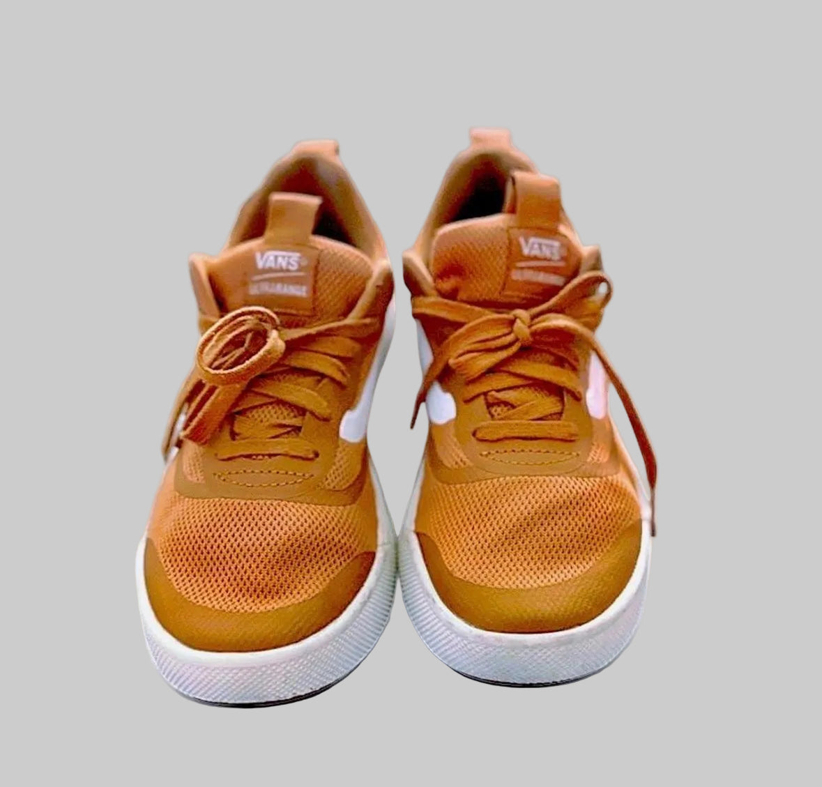 Vans UltraRange EXO SE Sneakers Cream/Orange Lightweight Comfort M 8 / W 9.5