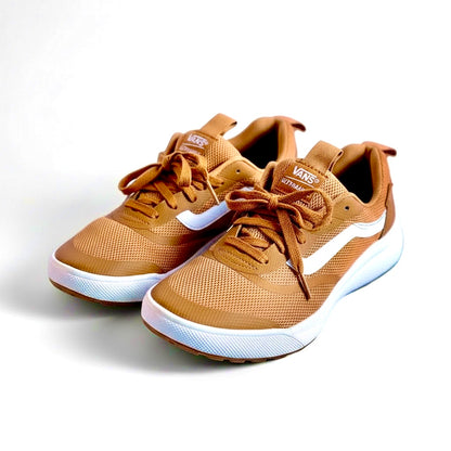 Vans UltraRange EXO SE Sneakers Cream/Orange Lightweight Comfort M 8 / W 9.5