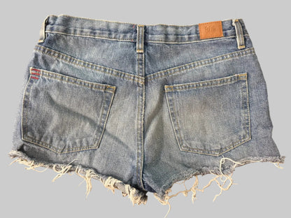 BDG Urban Outfitters Boyfriend Low-Rise Denim Shorts Button Fly 27
