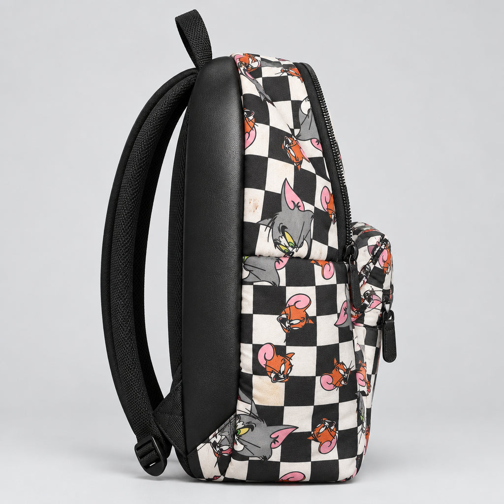 Official Warner Bros. Tom and Jerry Checkerboard Mini Backpack (2022)
