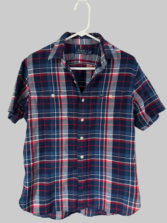 Polo Ralph Lauren Short-Sleeve Plaid Shirt - Size Medium