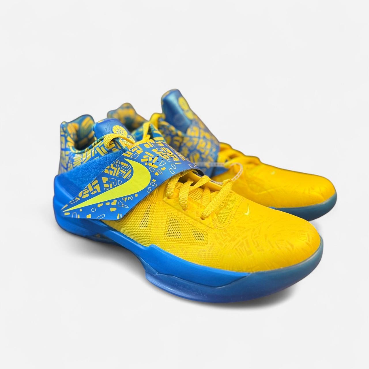 Nike Zoom KD 4 Retro "Scoring Title" (2025) Photo Blue Yellow - Size 9.5 (FZ5916-400)