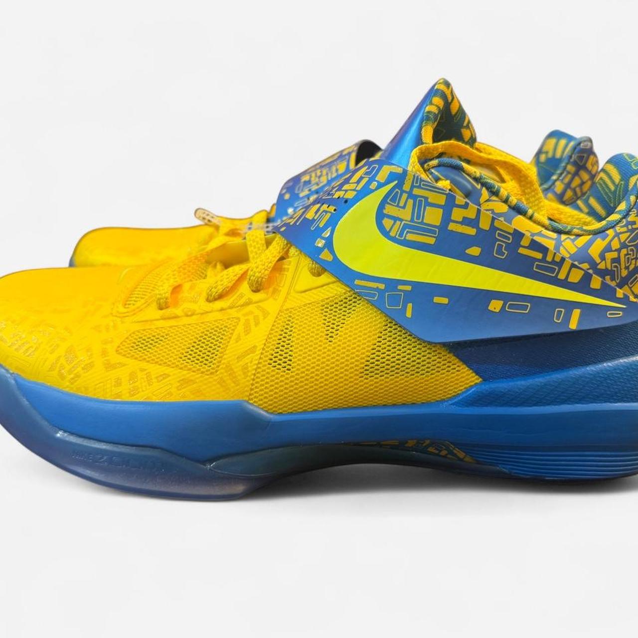 Nike Zoom KD 4 Retro "Scoring Title" (2025) Photo Blue Yellow - Size 9.5 (FZ5916-400)