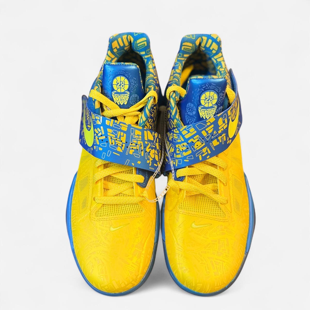 Nike Zoom KD 4 Retro "Scoring Title" (2025) Photo Blue Yellow - Size 9.5 (FZ5916-400)