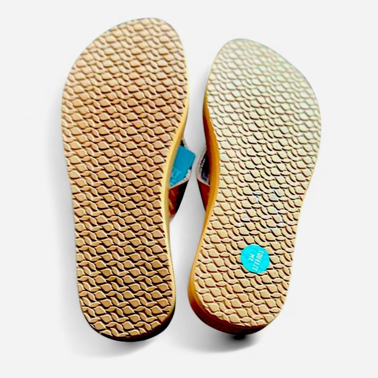 Reef Mia Sassy Thong Flip-Flop Sandals Copper Croc - Women's Size 8